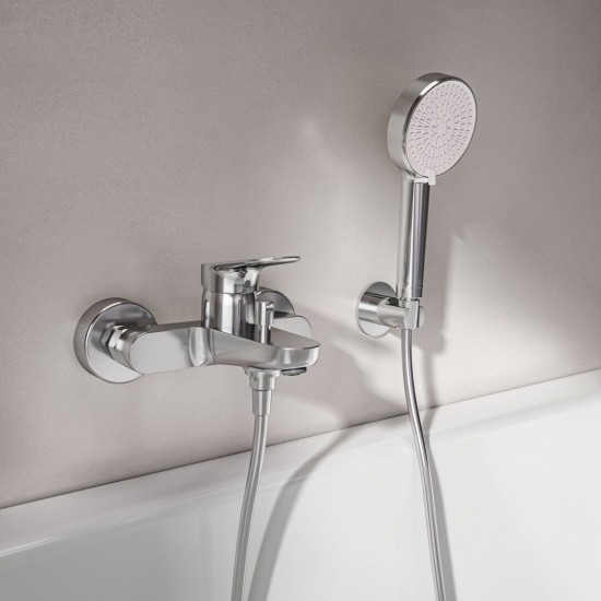 Ideal Standard Ceralife O, Επίτοιχη μπαταρία Λουτρού, αναμικτική, Κορμός, Χρωμέ