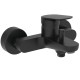 Ideal Standard Ceralife O, Επίτοιχη μπαταρία Λουτρού, αναμικτική, Κορμός, Silk Black