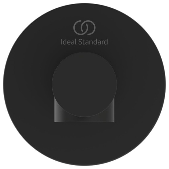Ideal Standard Ceralife O, Επιτοίχιο ρουξούνι λουτρού, Silk Black