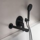Ideal Standard Ceralife O, Επιτοίχιο ρουξούνι λουτρού, Silk Black