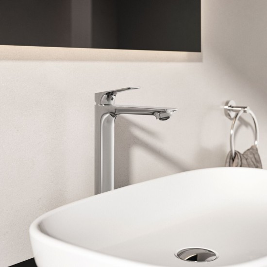 Ideal Standard Ceralife C, Μπαταρία νιπτήρα ελεύθερης τοποθέτησης H240 mm, χωρίς βαλβίδα, Χρωμέ