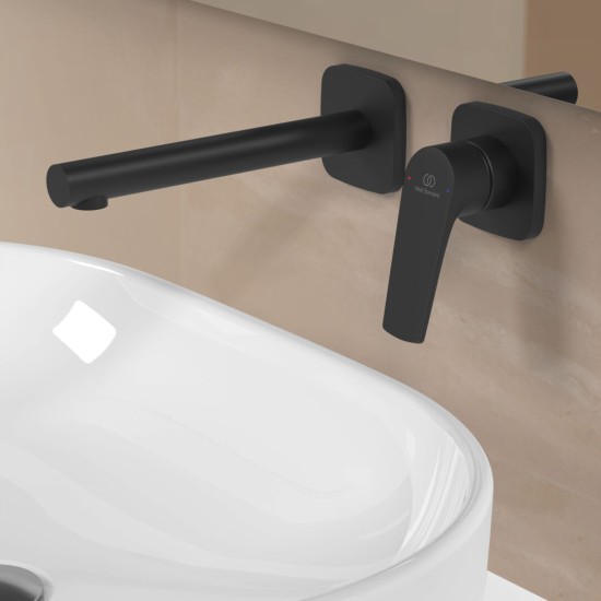 Ideal Standard Ceralife C, Εντοιχιζόμενη μπαταρία νιπτήρα, Silk Black