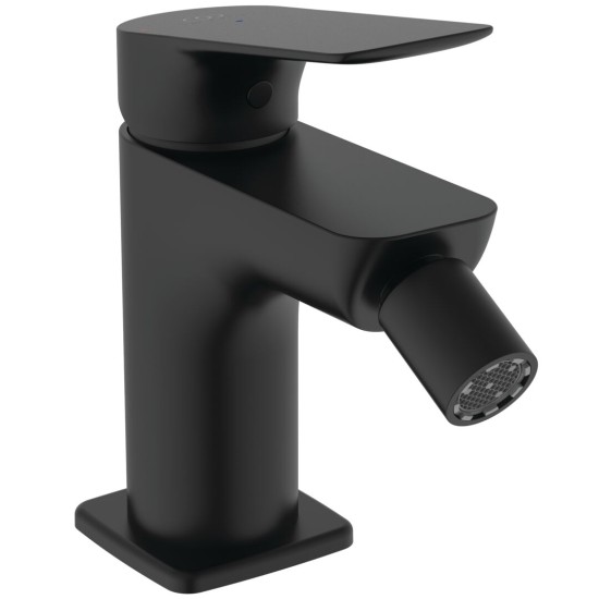 Ideal Standard Ceralife C, Μπαταρία μπιντέ, με Click-Clack βαλβίδα, Silk Black