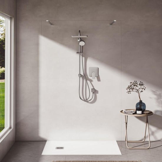 Ideal Ceralife C Εντοιχιζόμενη μπαταρία ντους, 1 παροχής (Kit 1 & Kit 2), αναμικτική