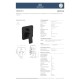 Ideal Ceralife C, Εντοιχιζόμενη μπαταρία λουτρού, 2 παροχών (Kit 1 & Kit 2), αναμικτική, Silk Black