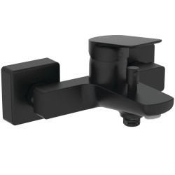 Ideal Standard Ceralife C, Επίτοιχη μπαταρία λουτρού, αναμικτική (Κορμός) Silk Black