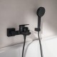 Ideal Standard Ceralife C, Επίτοιχη μπαταρία λουτρού, αναμικτική (Κορμός) Silk Black