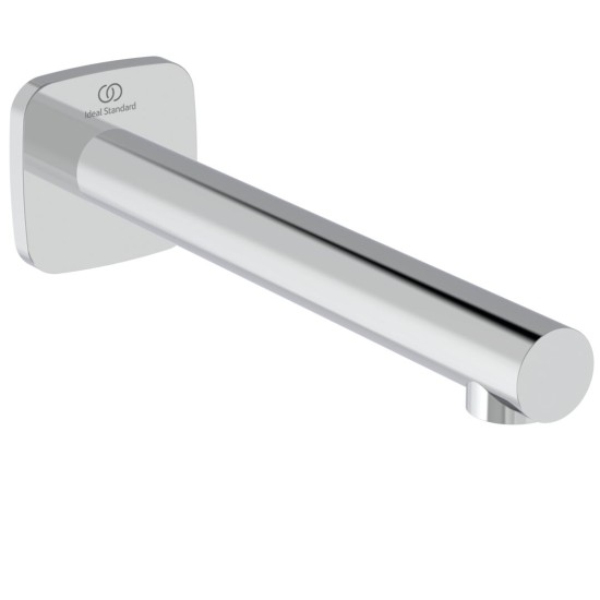 Ideal Standard Ceralife C, Επιτοιχη Εκροη 21cm, Χρωμέ