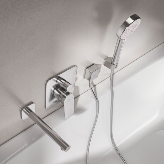 Ideal Standard Ceralife C, Επιτοιχη Εκροη 21cm, Χρωμέ