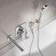 Ideal Standard Ceralife C, Επιτοιχη Εκροη 21cm, Χρωμέ