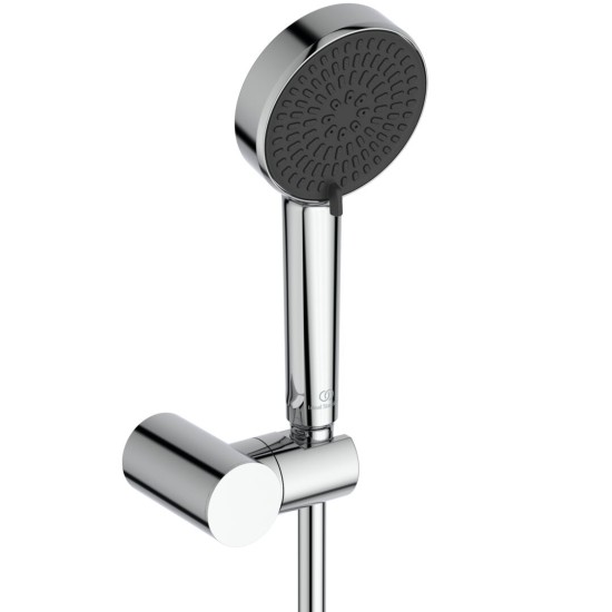 Ideal Standard Idealrain, τηλέφωνο 2 λειτουργιών, στήριγμα και σπιράλ, Χρωμέ