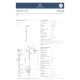 Ideal Standard IdealRain, Βέργα Ντους 2 Εξόδων με Κεφαλή, Σπιράλ Τηλέφωνο, Χρωμέ