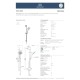 Ideal Standard IdealRain EVO, Βέργα 64,4 cm, τηλέφωνο ντους 3 λειτουργιών, σπιράλ 175cm, Χρωμέ