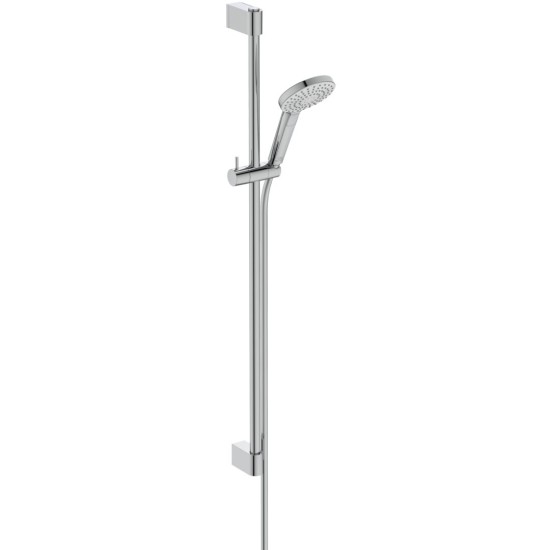 Ideal Standard IdealRain EVO, Βέργα 94,4 cm, τηλέφωνο ντους 3 λειτουργιών, σπιράλ 175cm, Χρωμέ