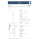 Ideal Standard IdealRain EVO, Βέργα 94,4 cm, τηλέφωνο ντους 3 λειτουργιών, σπιράλ 175cm, Χρωμέ