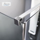 Devon Breeze Slider 150 (147-151cm), Clear, Clean Glass, Chrome