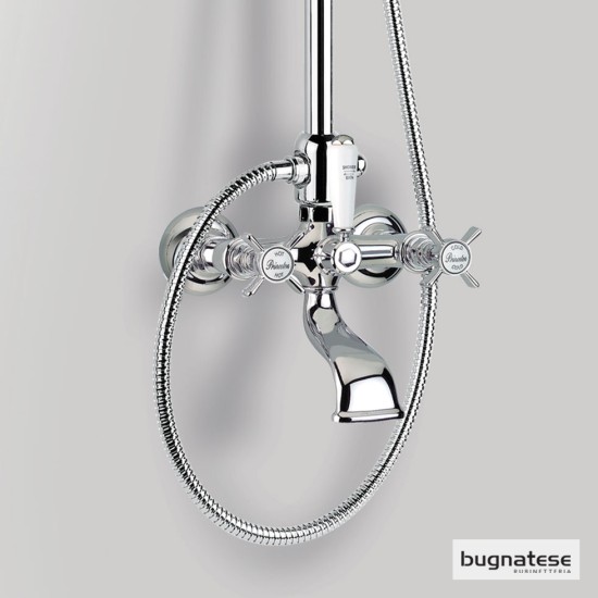 Bugnatese Princeton, Στήλη Ντους, 3ων Εξόδων, Chrome