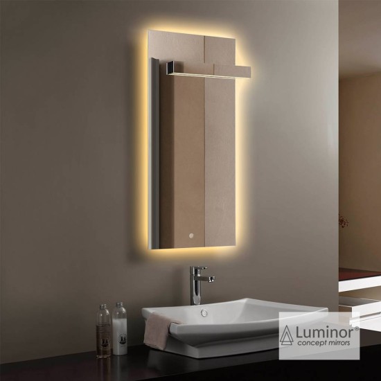 LUMINOR CLIP ΚΑΘΡΕΠΤΗΣ 50X110cm LED