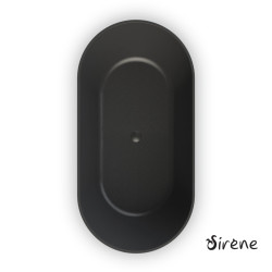Sirene Cusco, Μπανιέρα Ελεύθερης Τοποθέτησης 165x85cm, Λευκή Ματ