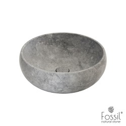 Fossil Μαρμάρινος Νιπτήρας Φ42, Υψος 14cm, Tundra Grey Fossil Μαρμάρινος Νιπτήρας Φ42, Υψος 14cm, Tundra Grey