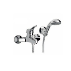 Argo Rubinetterie Derby, Μπαταρία Λουτρού με Σπιράλ και Τηλέφωνο, Χρωμέ