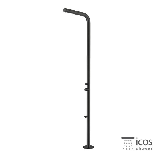 Icos Shower Dona, Επιδαπέδια Στήλη 2 Εξόδων, Inox