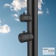Icos Shower Dona, Επιδαπέδια Στήλη 2 Εξόδων, Inox
