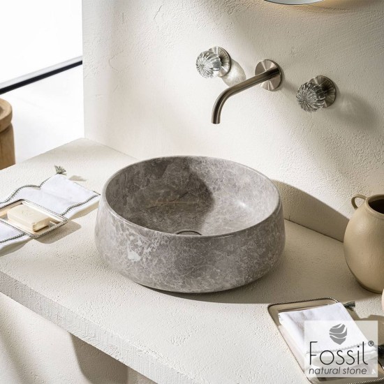 ΝΙΠΤΗΡΑΣ ΜΑΡΜΑΡΙΝΟΣ Φ42 H.14 FOSSIL TUNDRA GREY
