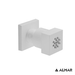 Almar Jet Square, Επίτοιχο Jet 4,2X4,2cm, White Matt Almar Jet Square, Επίτοιχο Jet 4,2X4,2cm, White Matt