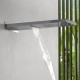 Almar Smart Tempation, Επίτοιχη Κεφαλή Ντους 19,2X5,5cm, Inox Chrome
