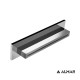 Almar Καταρράκτης XL 34,6X8cm, Inox PVD, Brushed Inox Chrome