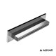 Almar Καταρράκτης XL 34,6X8cm, Inox PVD, Brushed Inox