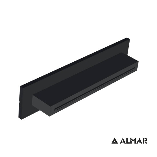 Almar Καταρράκτης XL 34,6X8cm, Inox, Black Matt