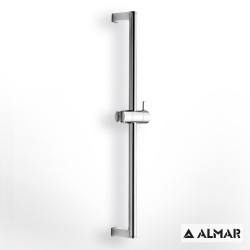 Almar, Βέργα ντους EASY 65cm, με βάση τηλεφώνου μεταβλητού ύψους, Χρωμέ