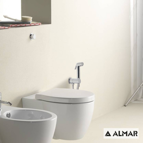 Almar Flush, Επίτοιχο Σετ Μπιντέ Χωρίς Ανάμιξη, Chrome