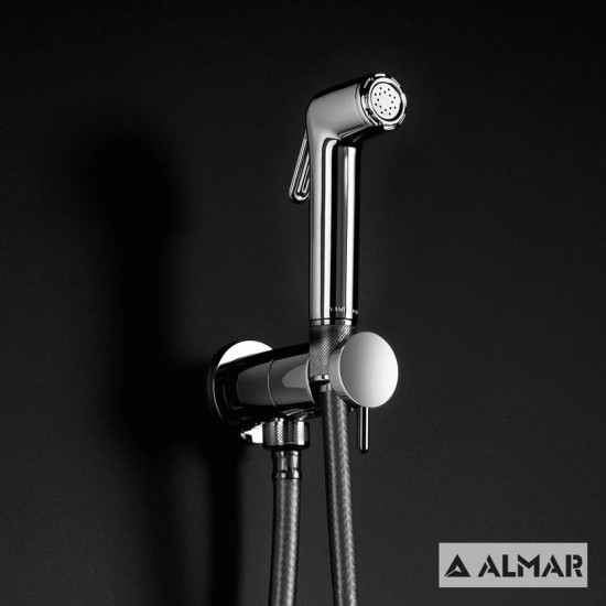 Almar Flush, Επίτοιχο Σετ Μπιντέ Χωρίς Ανάμιξη, Chrome