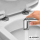 Almar Flush, Επίτοιχο Σετ Μπιντέ Χωρίς Ανάμιξη, για Λεκάνες Χαμηλής Πίεσης, Chrome