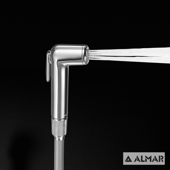 Almar Flush, Επίτοιχο Σετ Μπιντέ Χωρίς Ανάμιξη, για Λεκάνες Χαμηλής Πίεσης, Chrome
