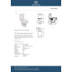 Ideal Standard Connect, WC Pack, λεκάνη χαμηλής πίεσης ΟΑ.