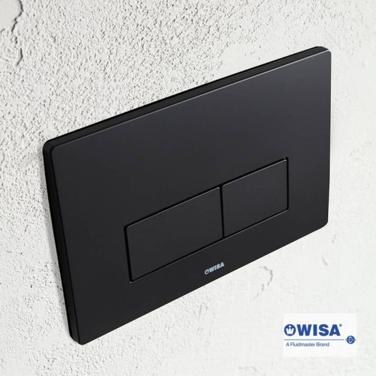 Wisa Easy Touch Key, Πλακέτα για Καζανάκι Εντοιχισμού, Black