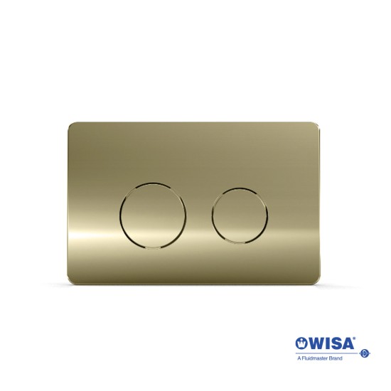 Wisa Circle, Πλακέτα για Καζανάκι Εντοιχισμού, Marge Gold