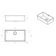 Appel Νεροχύτης Linear Plus 75X44cm Λείος Υποκαθήμενος