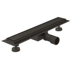 Baucer Floor Grate 50cm, Κανάλι 2 Όψεων, Black Matt