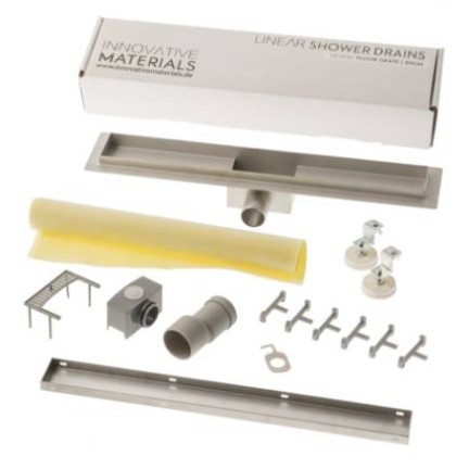 Baucer Floorgate, Κανάλι 2 όψεων 70cm από ανοξείδωτο χάλυβα.