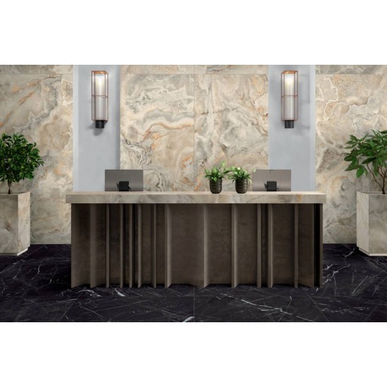 Gardenia Marmoteca Marquina Black 60X120 Rett. Lux A'