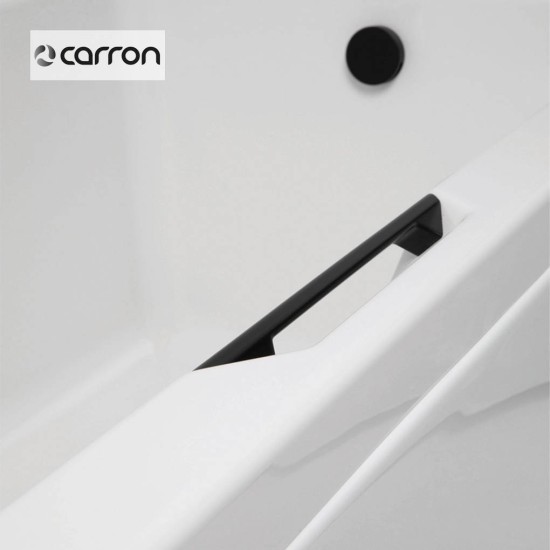 Carron Quantum Integra Λαβές (ζεύγος) Μπανιέρας, Black Matt