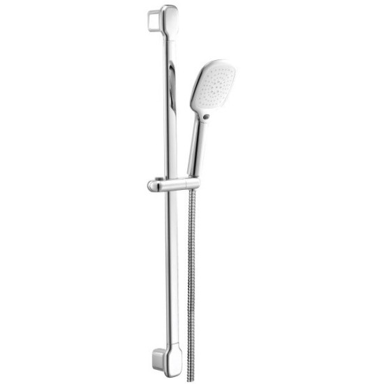 Fayans Βέργα 74cm, με Σπιράλ 1,5μέτρο και Τηλέφωνο 3 Λειτουργιών, Χρωμέ.