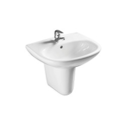 Fayans Neo, Επίτοιχος Νιπτήρας 60x47cm, (Χωρίς Κολόνα) Λευκός Fayans Neo, Επίτοιχος Νιπτήρας 60x47cm, (Χωρίς Κολόνα) Λευκός