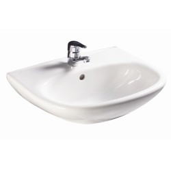 Fayans Neo, Νιπτήρας 65x40cm, Λευκός Fayans Neo, Νιπτήρας 65x40cm, Λευκός