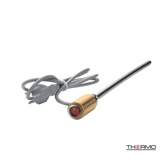 Thermo Ηλεκτρική Αντίσταση 300W για Θερμαινόμενη Πετσετοκρεμάστρα, Gold Brushed PVD